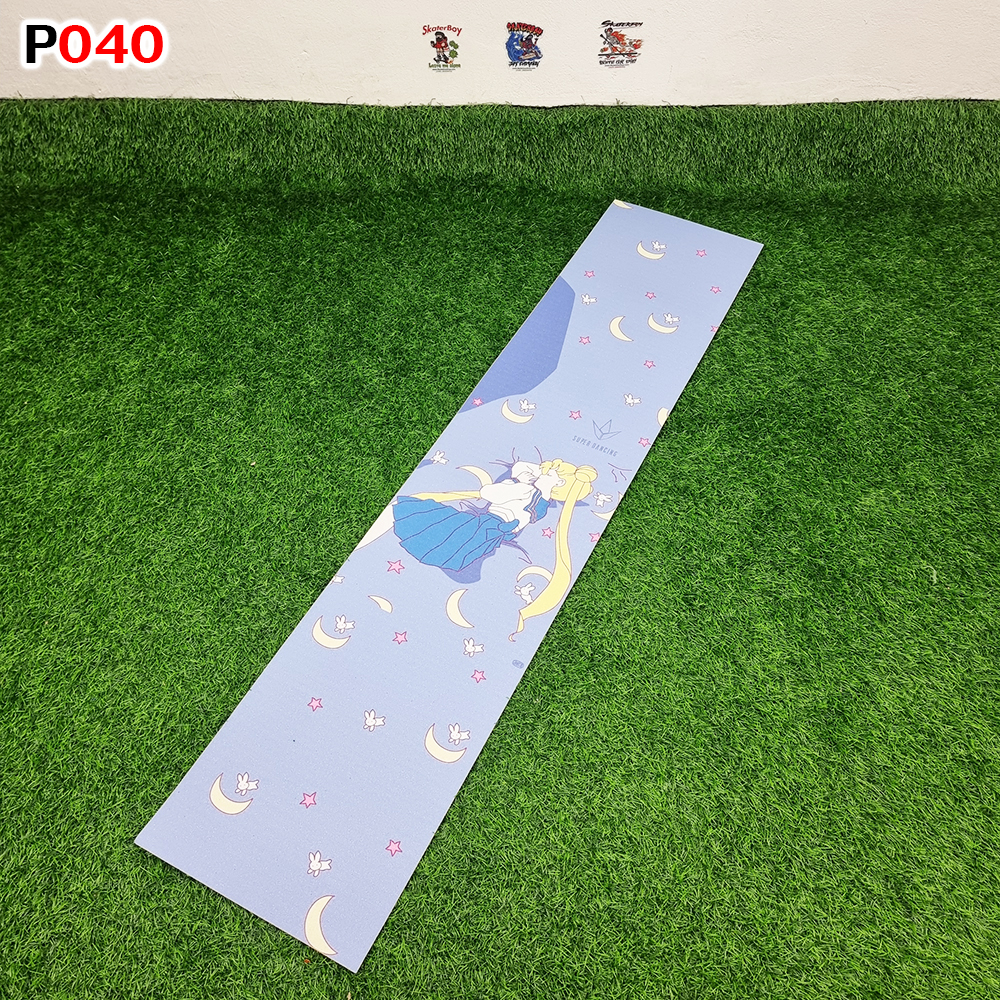 0303 สติ๊กเกอร์ กระดาษทราย 120x26 cm สำหรับ สเก็ตบอร์ด เซิร์ฟสเก็ต ลองบอร์ด Graphic Grip Tape skateboard longboard surf skate