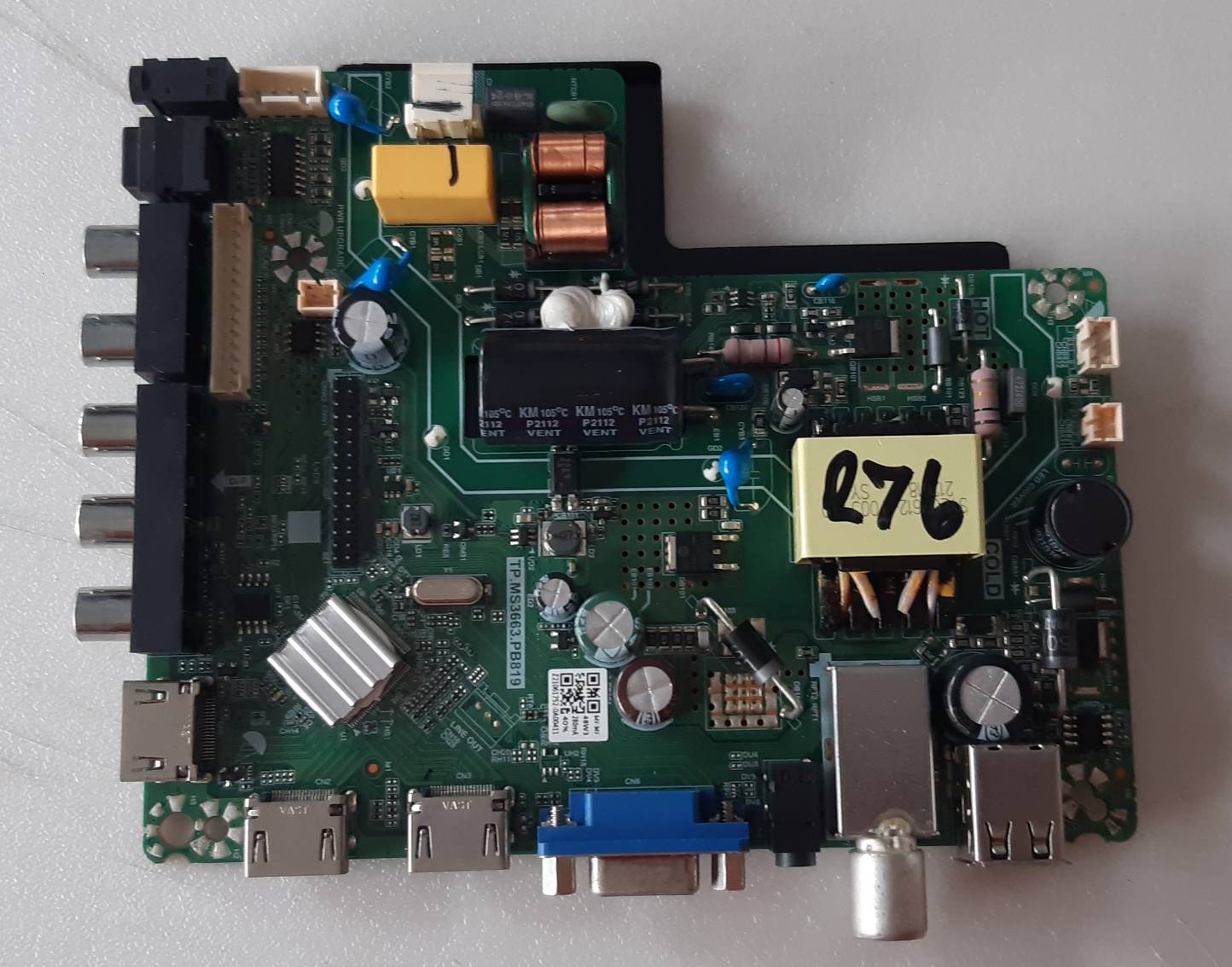อันที่ 276 WORLDTECH WT-LED3201 ซีสเตร็ม TP.MS3663.PB819 ดีเทสแล้ว
