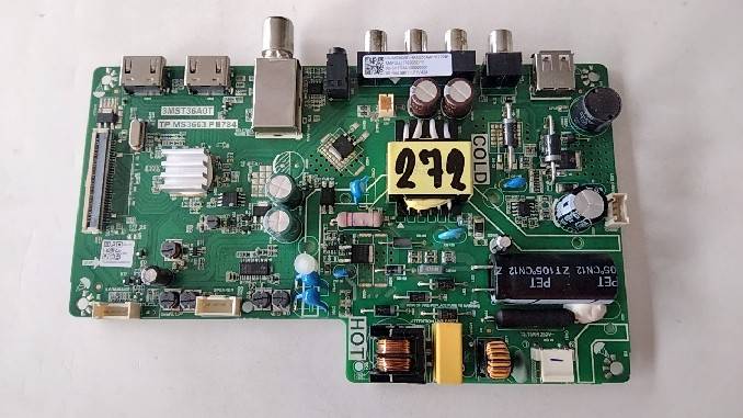 อันที่ 272 TCL 32D2940 ซีสเตร็ม 3MST36A0T TP.MS3663.PB784 ดีเทสแล้ว