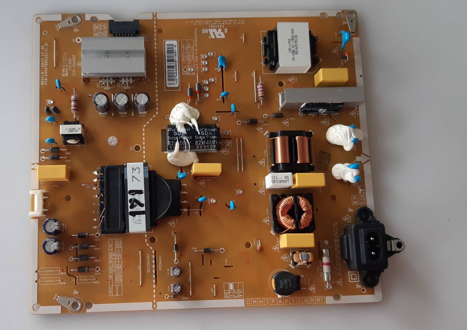 อันที่ 171 LG 55UK6300PTE ซัฟฟลาย EAX67865201 1.6 ดีเทสแล้ว