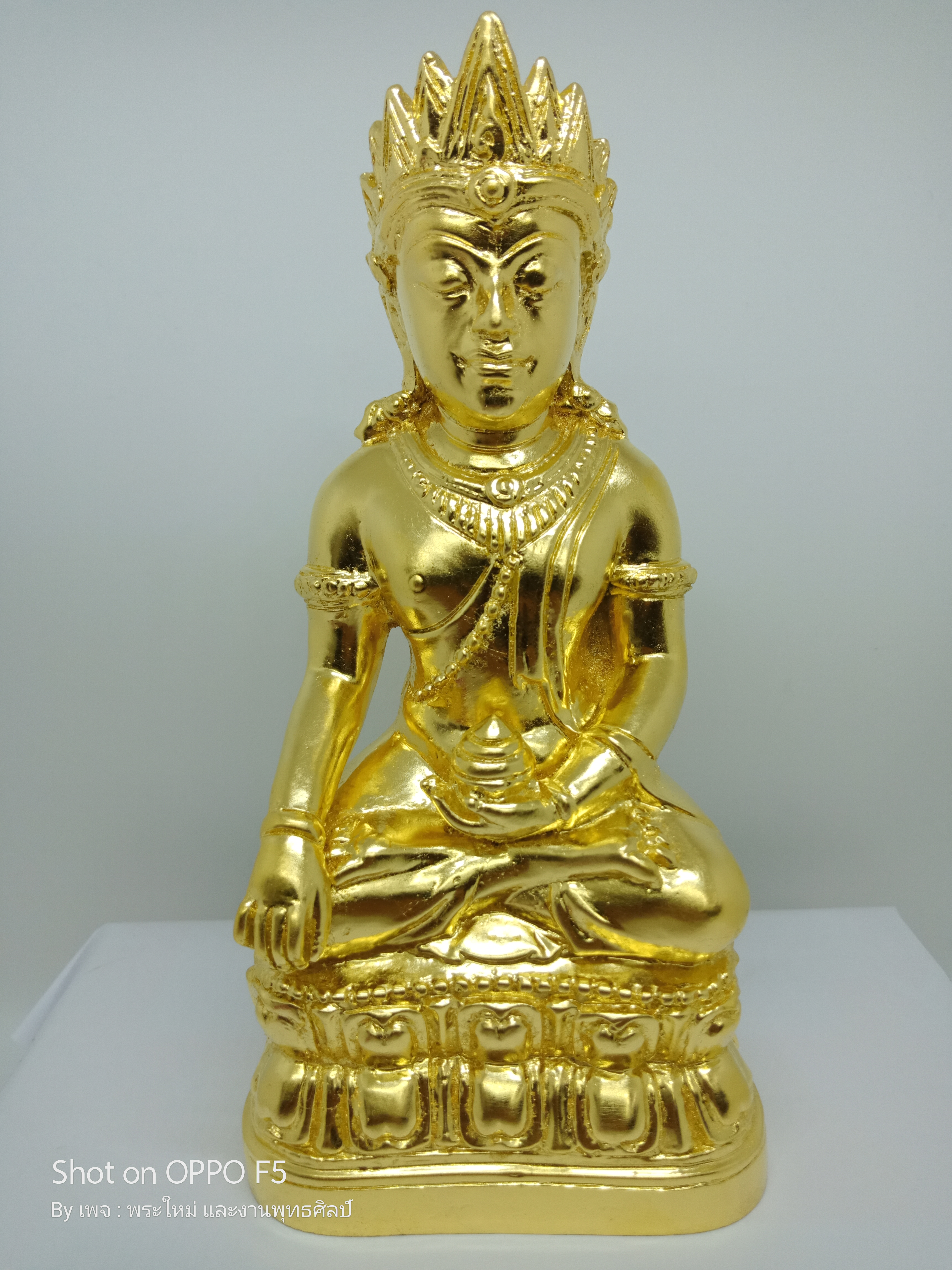 พระยอดขุนพล เนื้อ : สำริด (ปิดทองแท้)