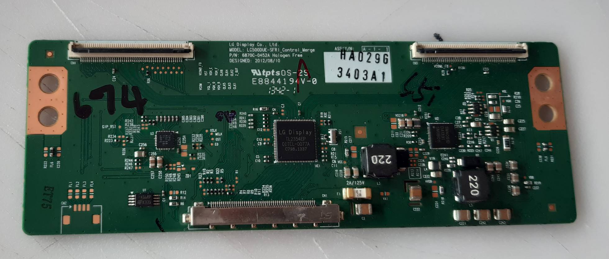 อันที่ 674 LG 42LN5120 ทีคอน 6870C-0452A ดีเทสแล้ว