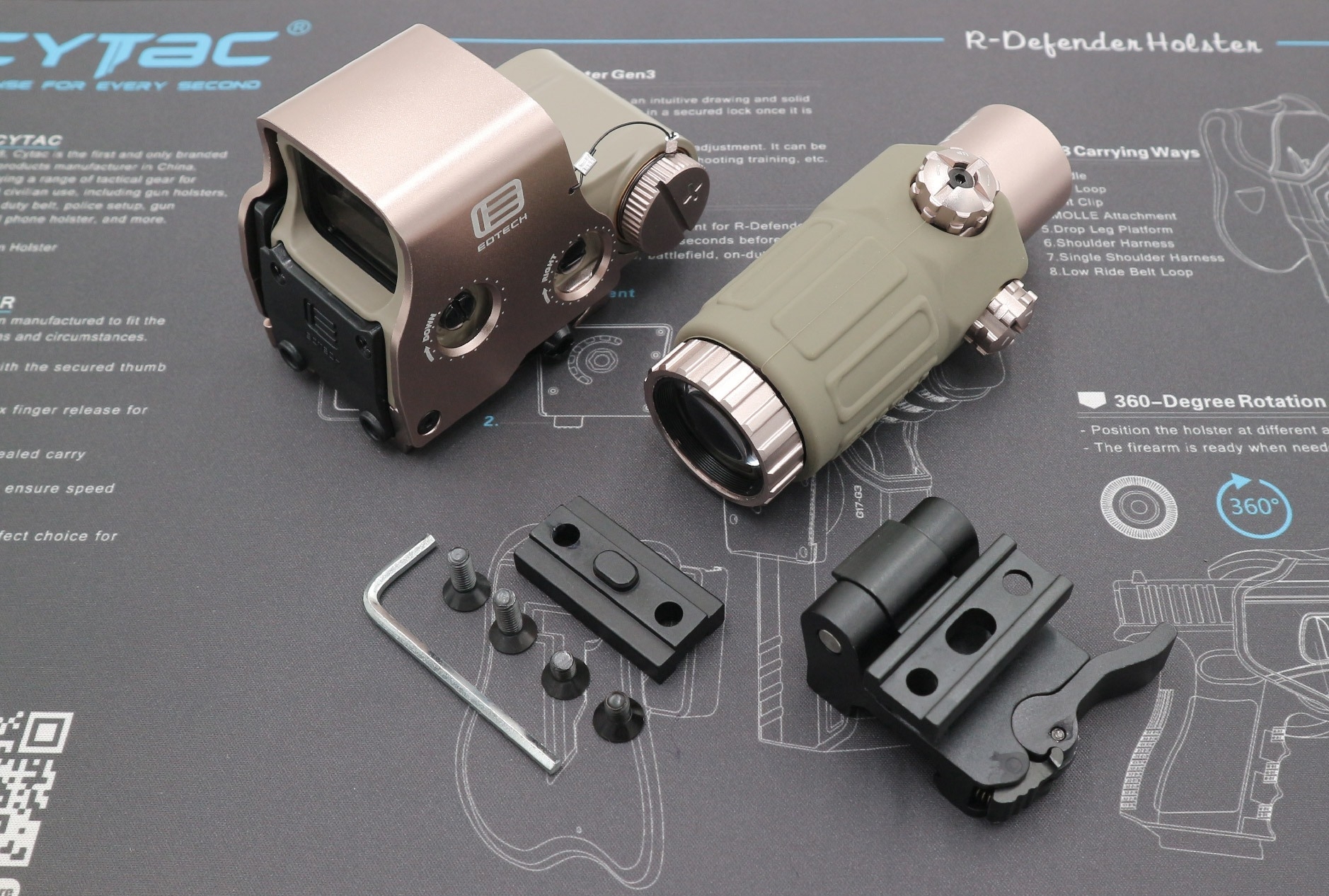 Set Eo-Tech 558 + ซูมหลังดอท รุ่น G33 (K03100)