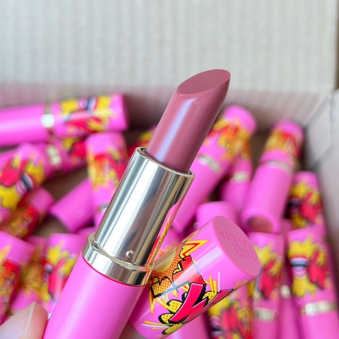 ลิปสติก Estee Lauder Rouge a Levres Limited Lipstick 3.5g. # Knockout Rose (No Box)