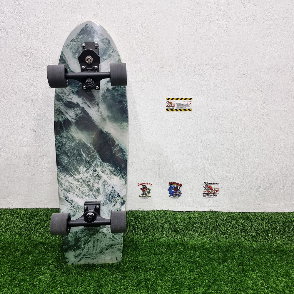 0201 Surf skate custom บอร์ด34นิ้ว สำหรับผู้ใหญ่ สูง170cm+ เซิร์ฟ สเก็ตบอร์ด พร้อมเล่น