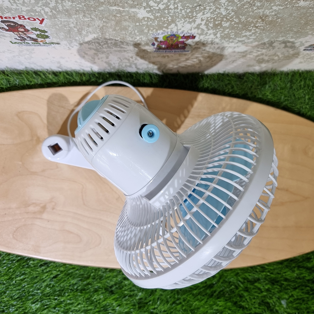 [1001] พัดลม ขนาดเล็ก หน้า6นิ้ว จับเสา เต้นท์ปลูก ระบาย ความร้อน ความชื้น ลดแมลง