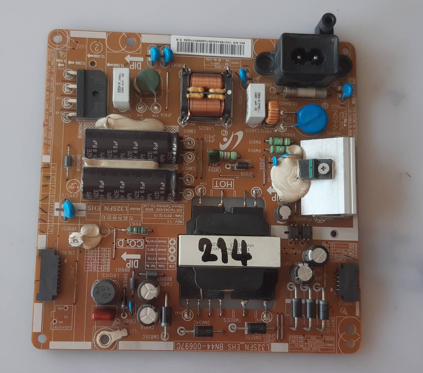 อันที่ 214 Samsung UA32H5100AK ซัฟฟลาย BN44-00697C ดี