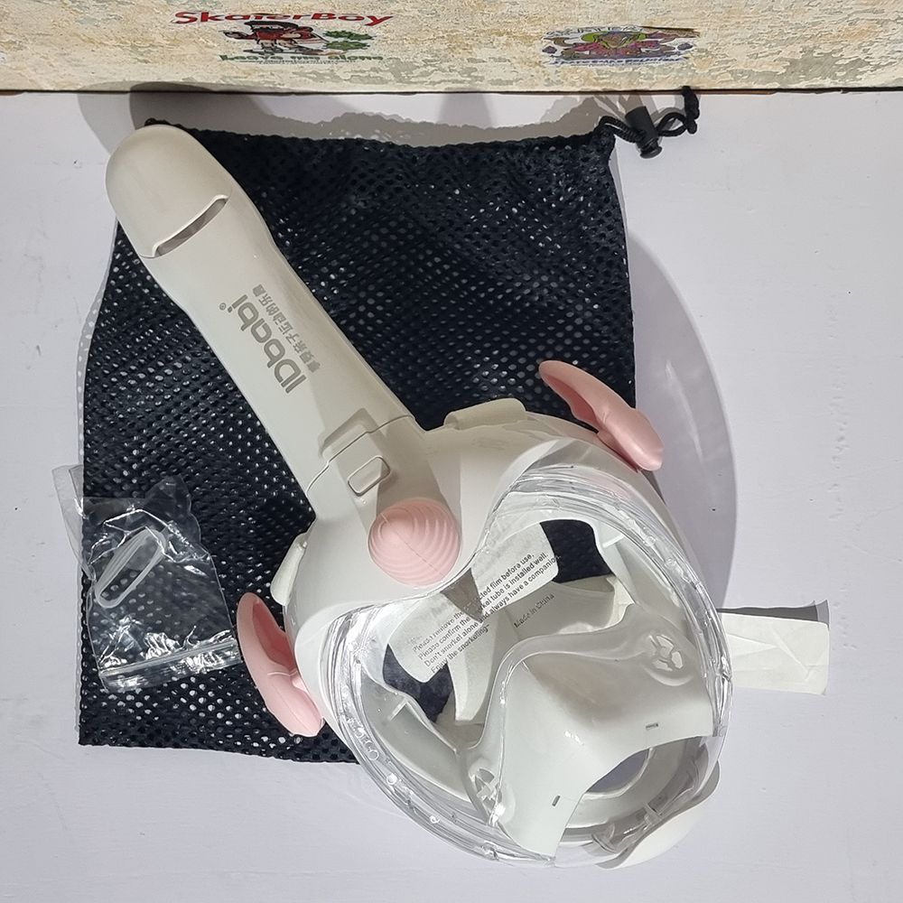 [0205] หน้ากากดำผิวน้ำ สำหรับเด็ก Skin drive ระบบปิดน้ำเข้า เมื่อดำน้ำ