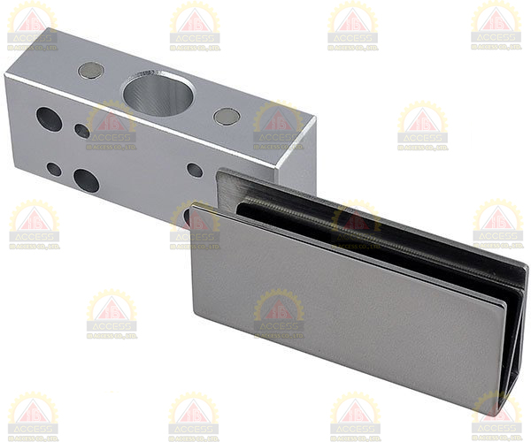 Frameless Bracket สำหรับประตูกระจกบานเปลือยล่าง ยี่ห้อ SOCA รุ่น BR-100C
