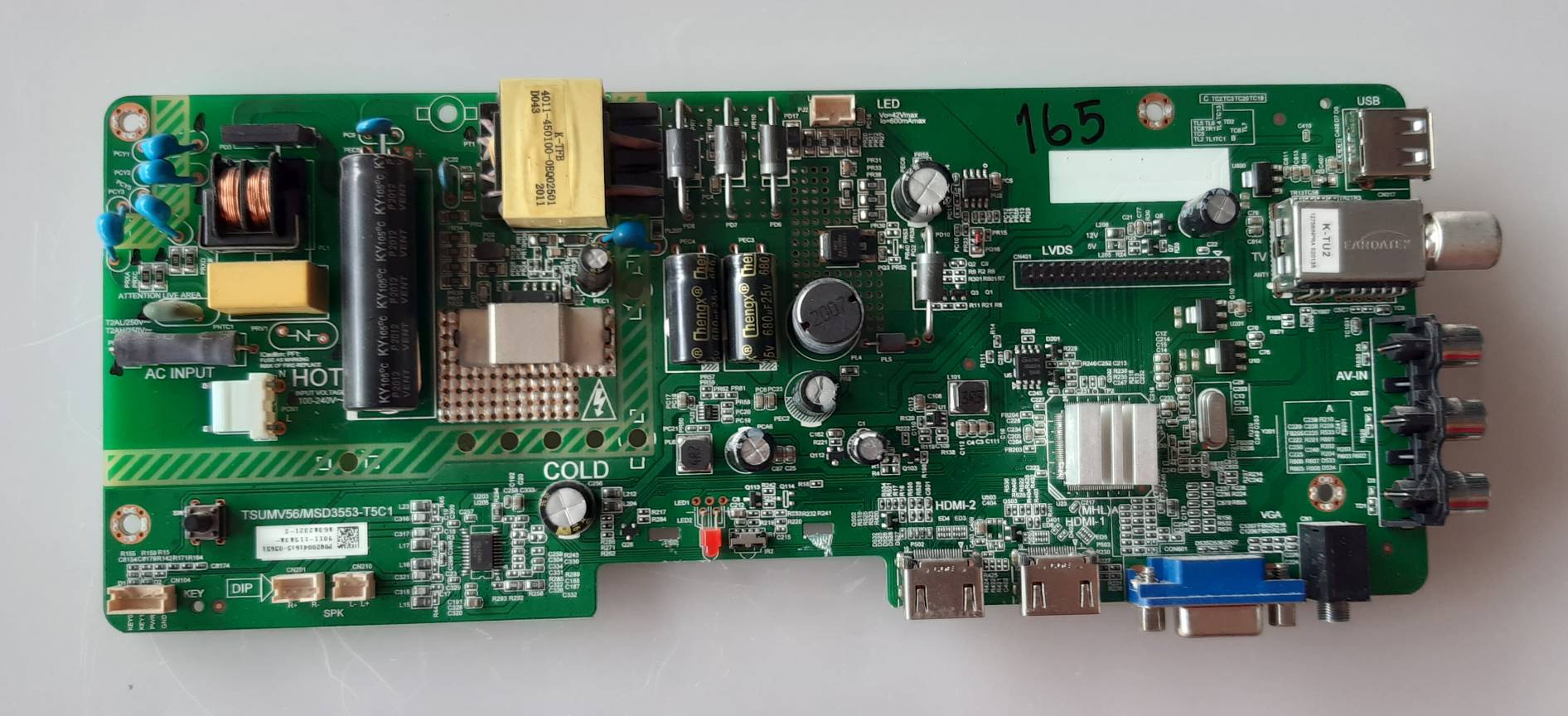 อันที่ 165 PHILIPS 32PHA3002 ซีสเตร็ม TSUMV56-MSD3553-T5C1 ดีเทสแล้ว