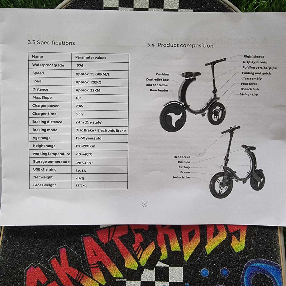 [0801][🚚พร้อมส่ง]⚡จักรยานไฟฟ้า รุ่น Dolphin พับได้พกพา สะดวก ความเร็ว 30km/h ระยะ 20km รับประกันการใช้งาน