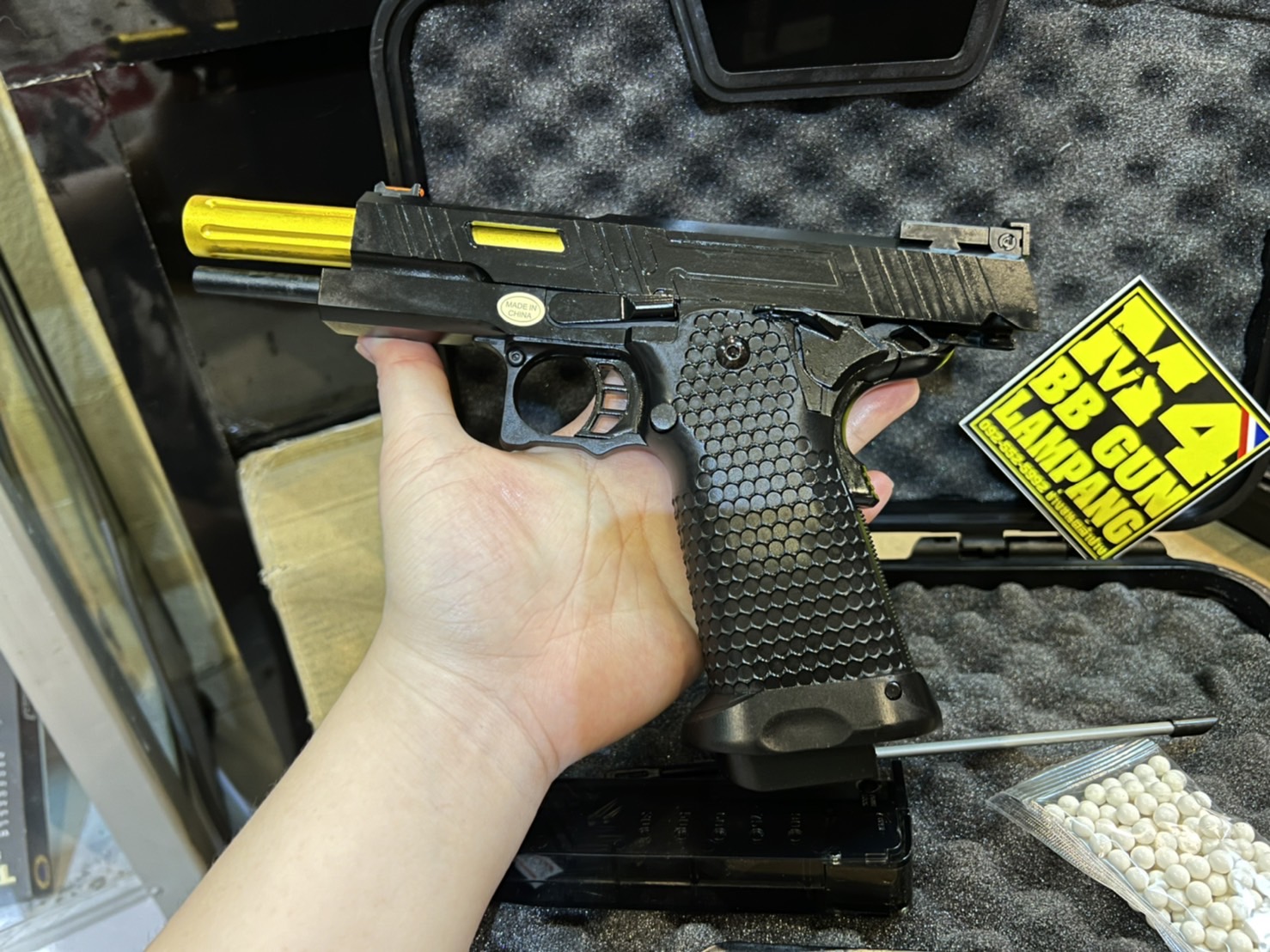 Golden Eagle GE3336 - Hi-Capa 5.1 AQUA ท่อทอง