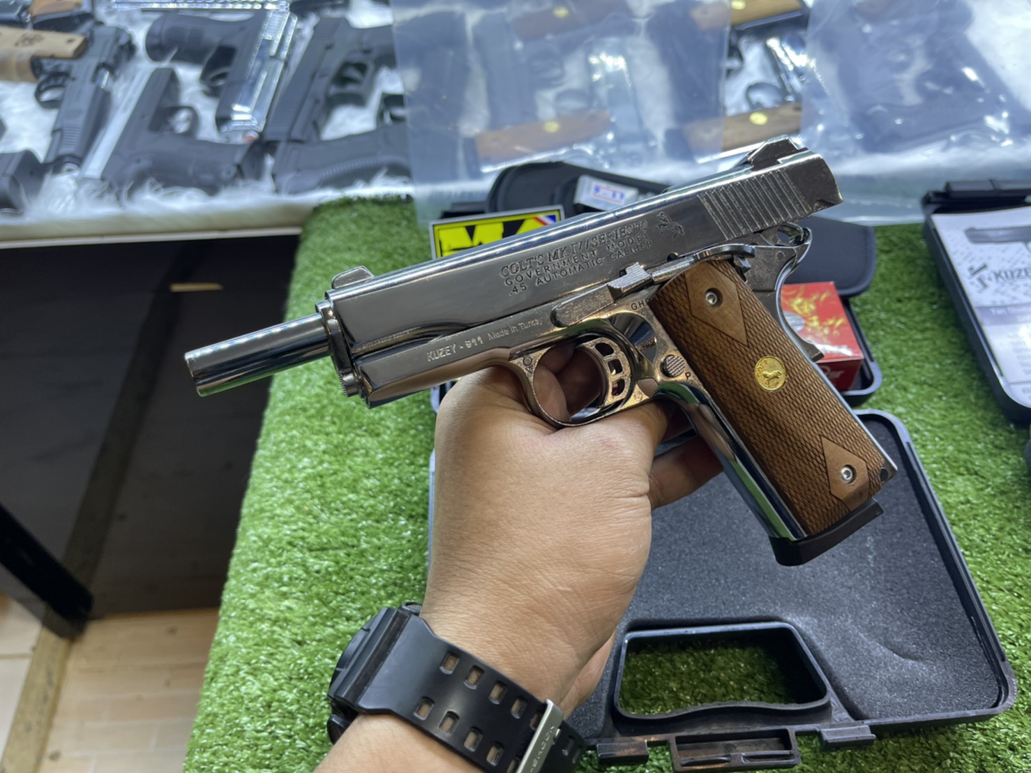 KUZEY M1911 ลาย Series 70 ลำกล้อง 5"เงินเงา