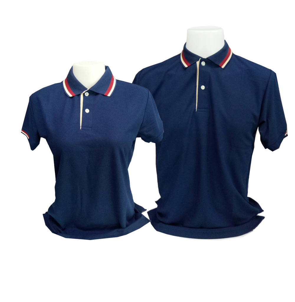 เสื้อโปโล น้ำเงินกรมท่า เนวี่บลู ราคาส่ง 3 ตัวขึ้นไป