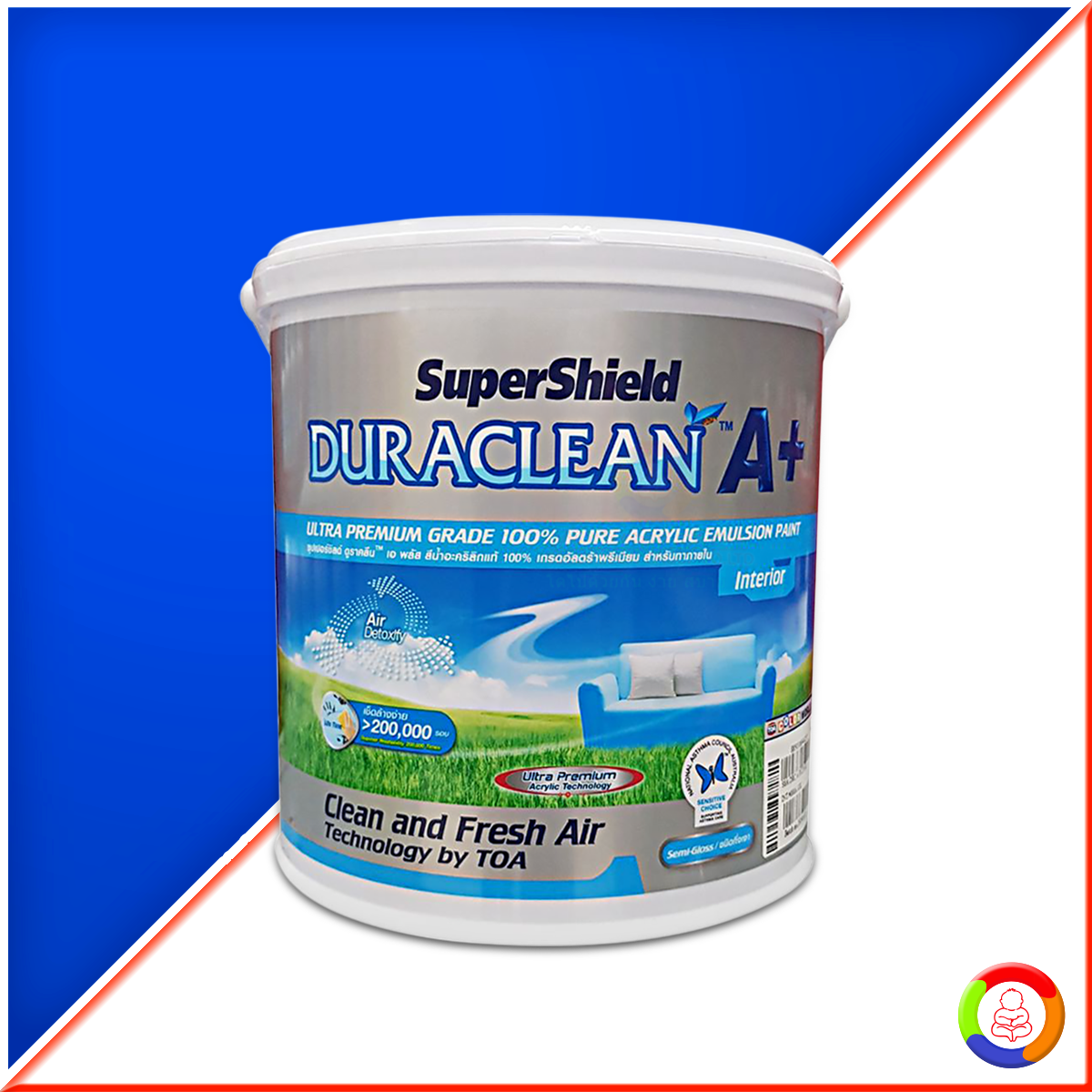 SuperShield Duraclean A+ Semi-Gloss