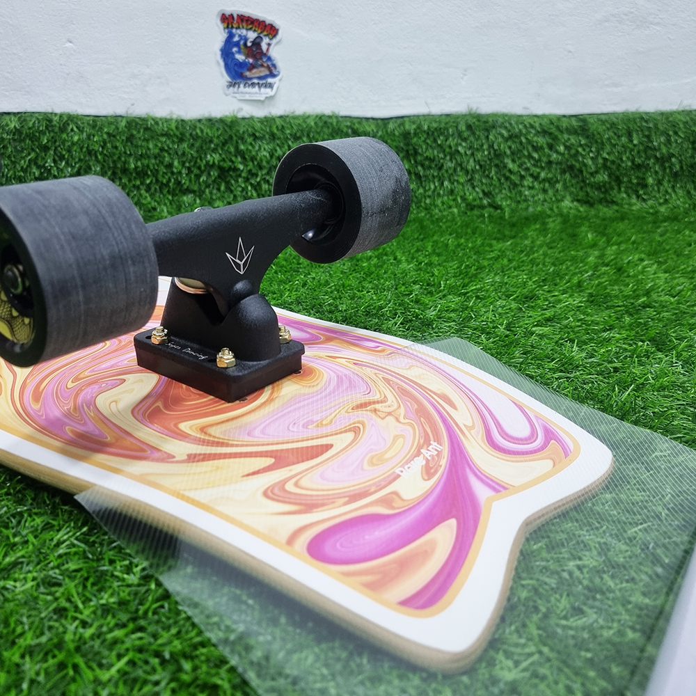 [0304] สติ๊กเกอร์ใสกันรอย ป้องกันล้อกัดลายบอร์ด ขนาด 85x24cm anti bite wheel