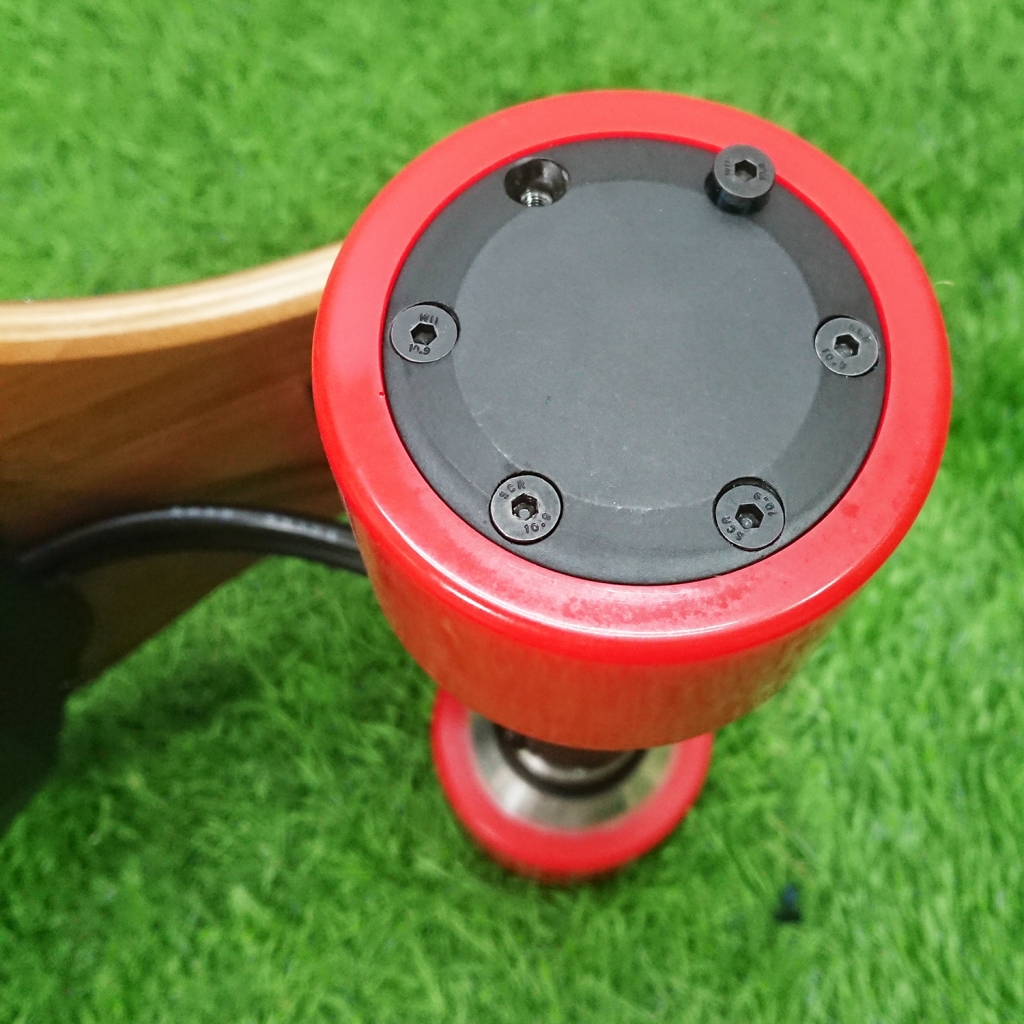 [0502] ล้อมอเตอร์ สเก็ตบอร์ดไฟฟ้า V3 ขนาด 75/90mm รองรับแบต 24/36V ยางหนา เปลี่ยนยางได้ ทน