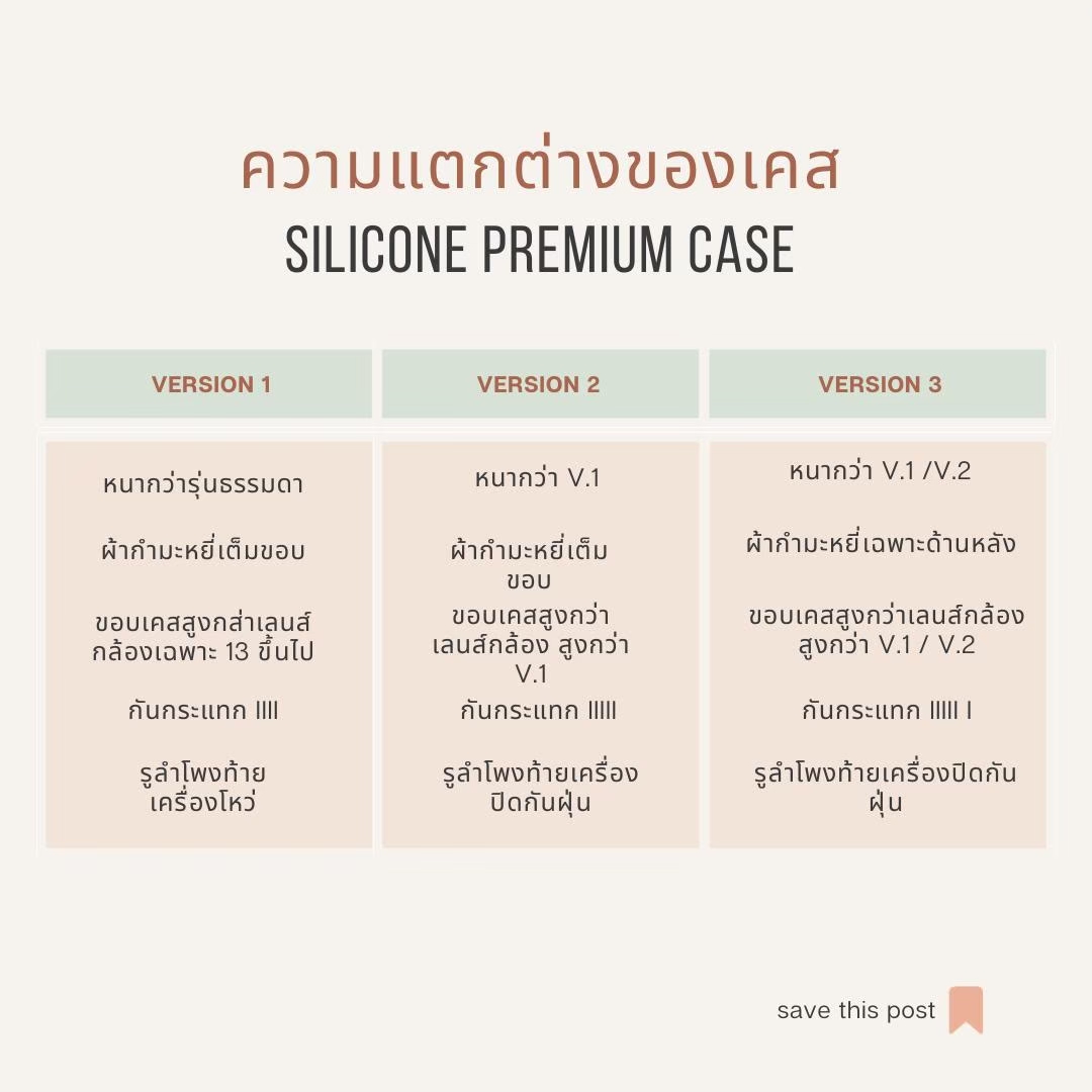 Silicone premium Case v.1