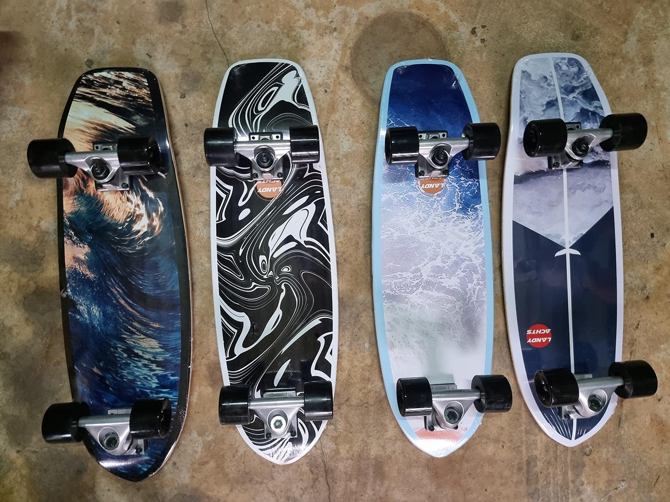 0201 Surf skate บอร์ด28นิ้ว แนะนำสูง150-160cm เลี้ยว30องศา พร้อมเล่น