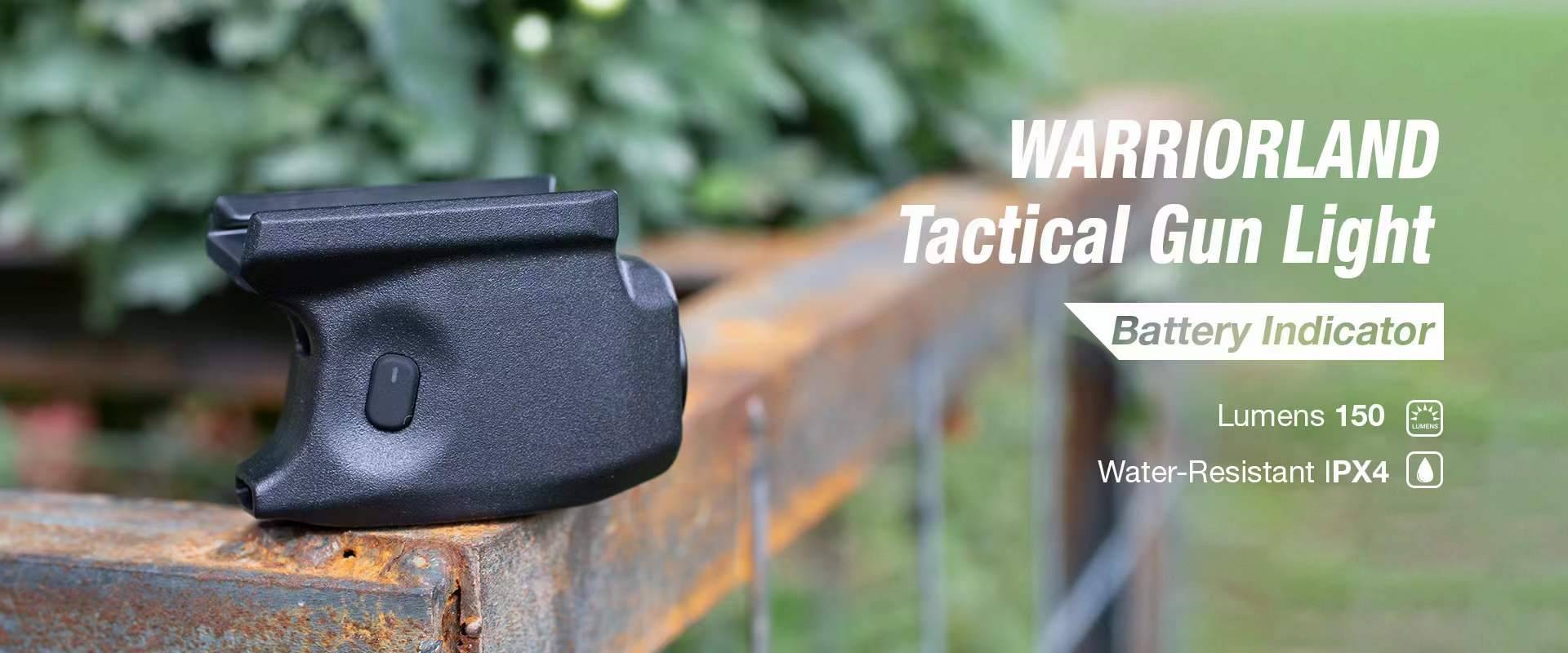 ไฟฉาย Warriorland SL-1 + ซองพกใน Kydex (Springfield Hellcat) (K2460)