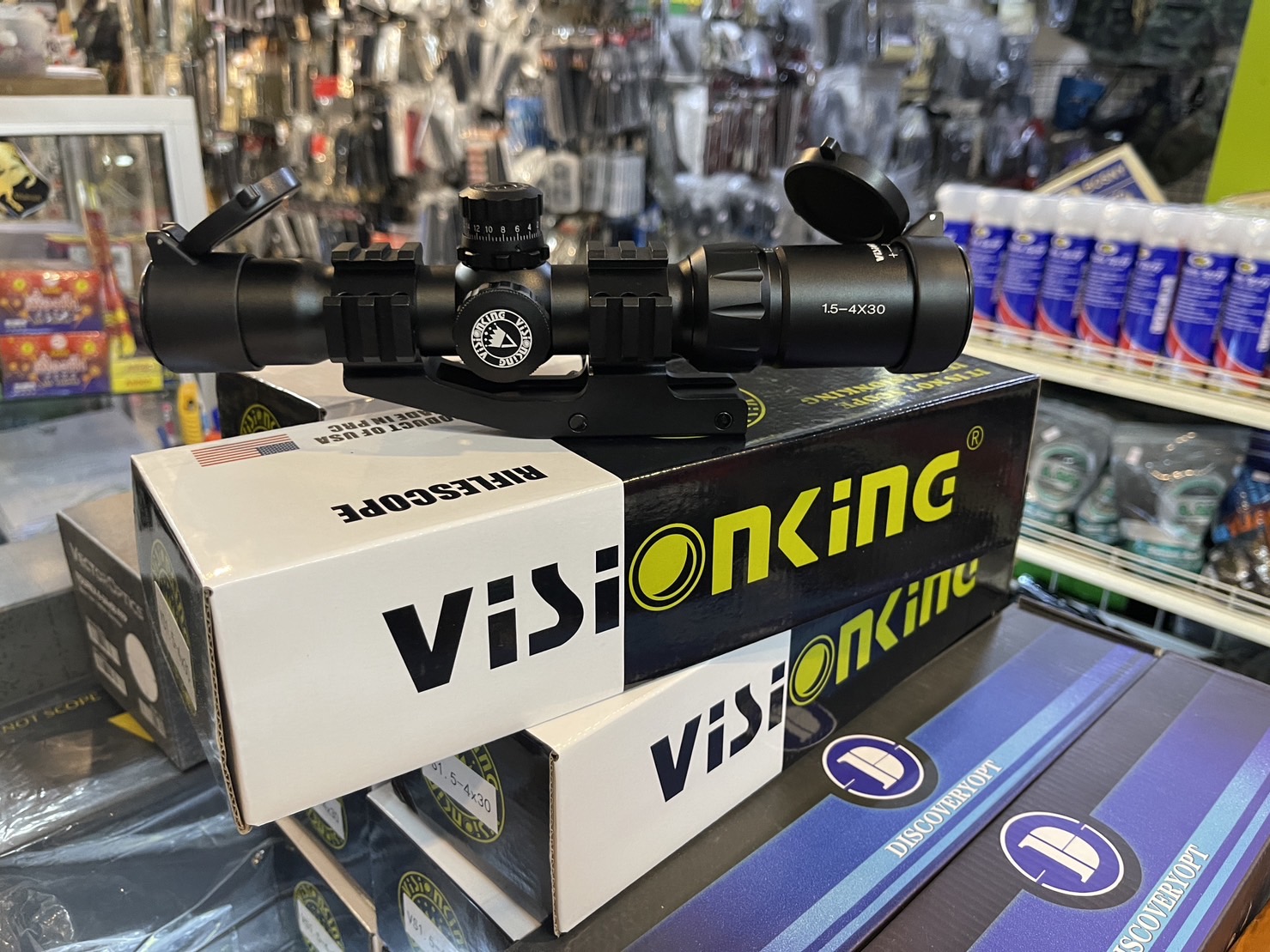 Scope : VisionKing 1.5-4x30 CQB เป้า Mil-Dot