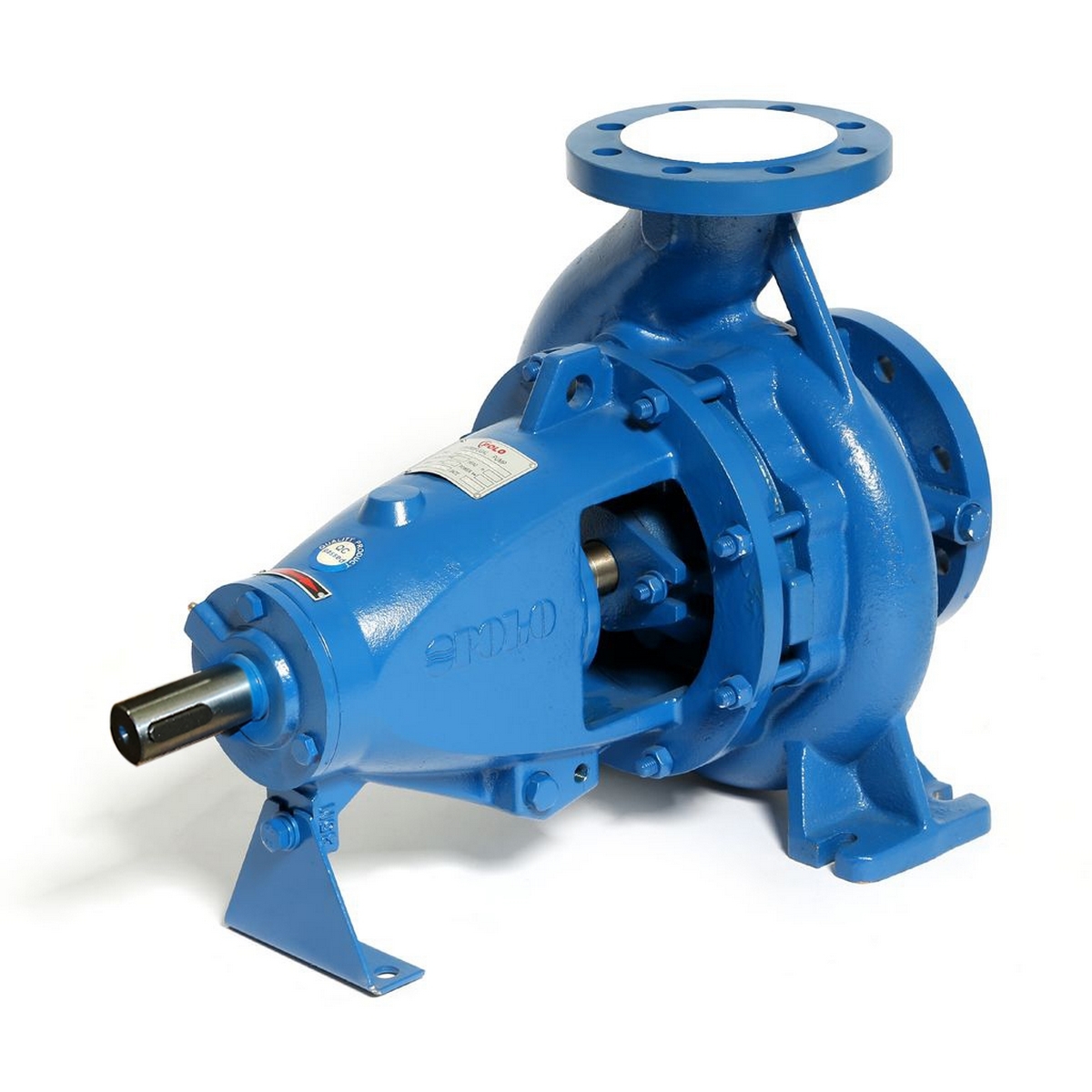 ปั๊มเพลาลอย 15/120 Hp 380v POLO รุ่น EA65/32 ขนาดท่อ 80x65 มม. ส่งสูง 37.5/136 ม. ปริมาณ 86.4/172.8 ลบ.ม./นาที