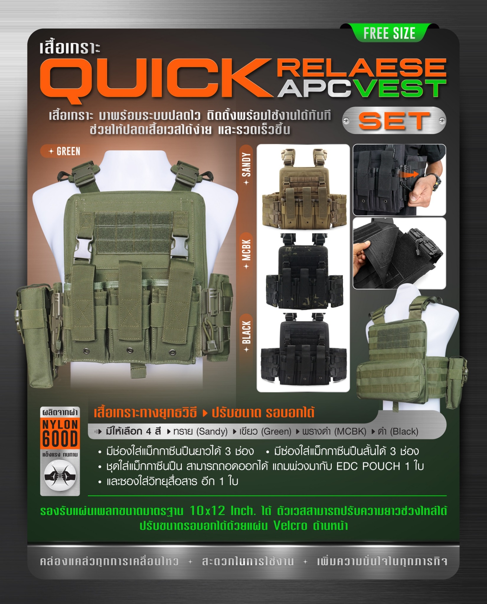 Quick Release APC Set (K01150)