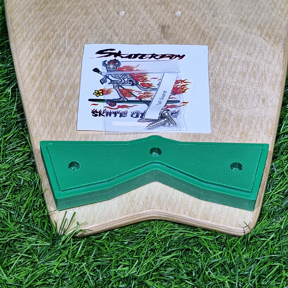 [0302] Tail guard ป้องกันรอยใต้บอร์ด ยกหน้า ไม่ล้ม กว้าง 5.5" ทรงหางปลา