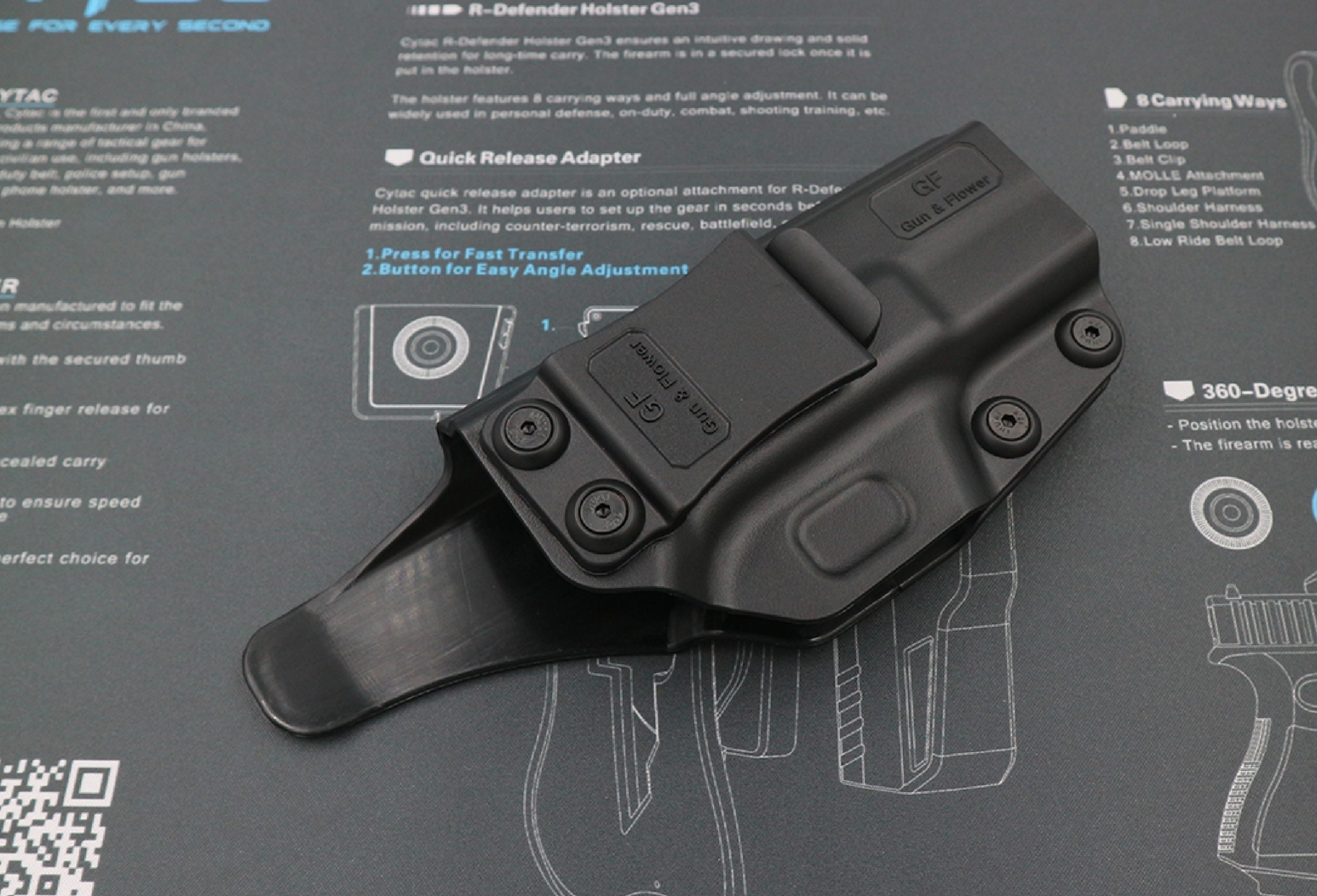 ซองปืนพกใน Polymer Glock 19 (K300)