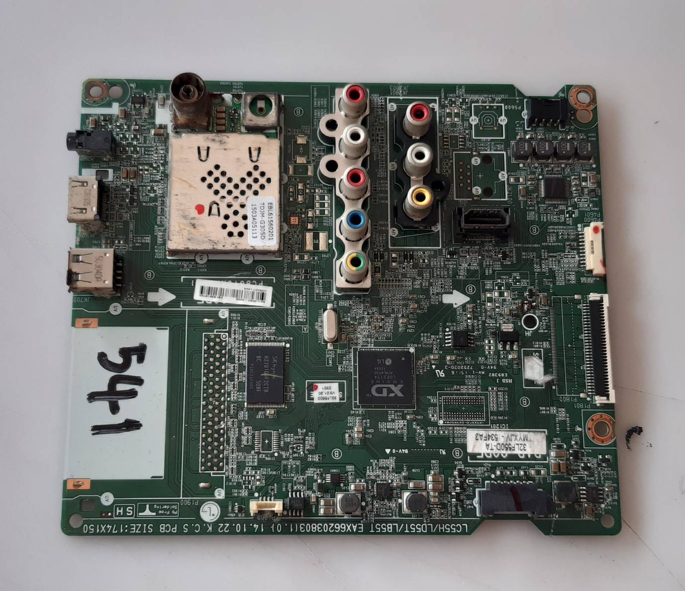 อันที่ 541 LG 32LF550D ซีสเตร็ม EAX66203803 30PIN ดิจิตอล ดีเทสแล้ว
