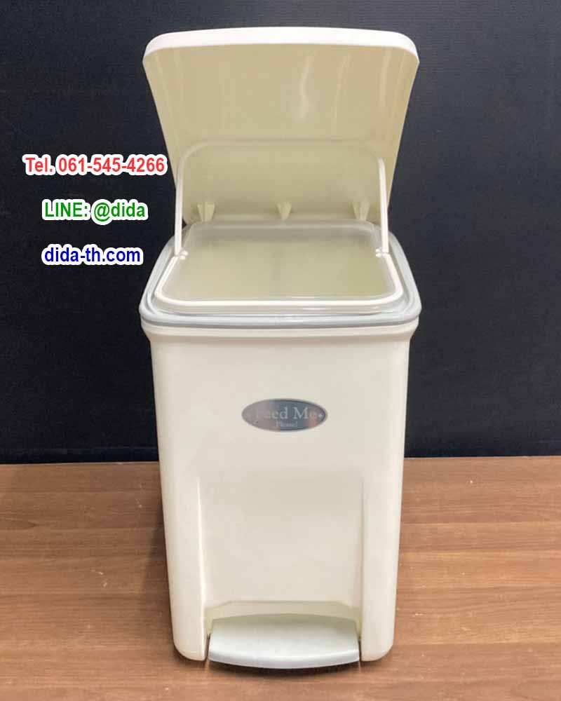 ถังขยะทรงเหลี่ยม เท้าเหยียบ 6.5 ลิตร