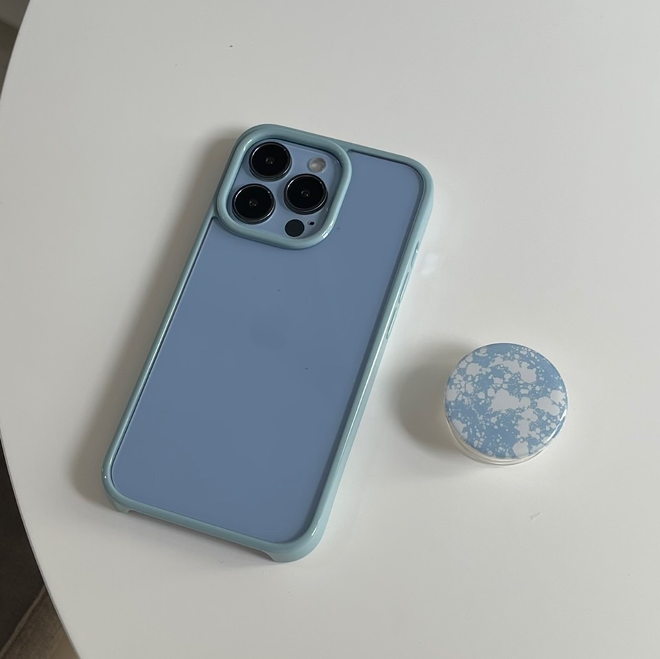 Blue Color Bumper Cover Hard Case