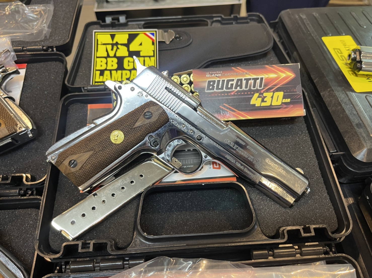 AKSA COLT 1911 ลาย Series 80 สีเงินเงา