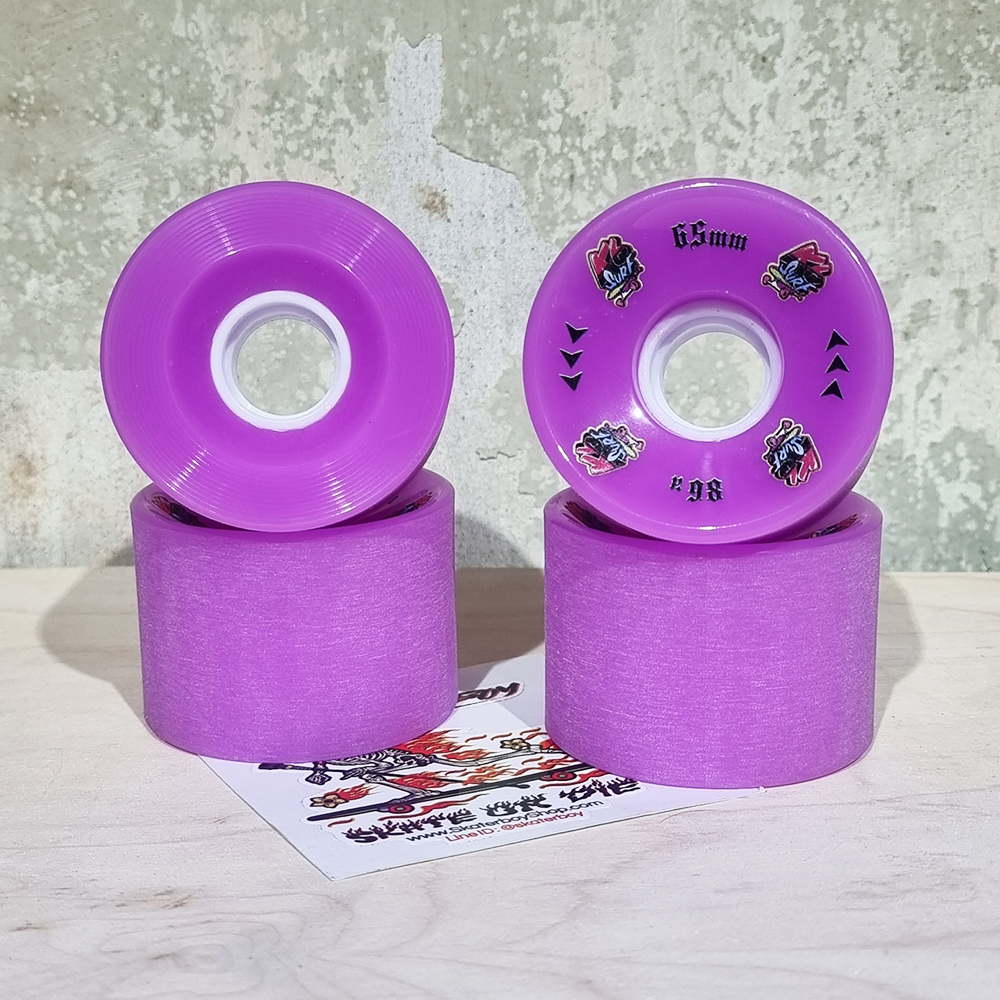 [0316] ล้อสเก็ตบอร์ด ล้อสเนป 65x45mm เปิดหน้า 70x42mm ขอบมน แข็ง 80A 83A 86A ล้อ K6