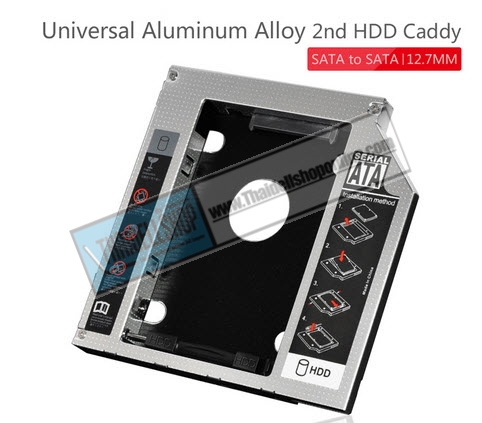 HDD Caddy 12.7 mm Case HDD Enclosure Hard Disk Bracket for Notebook