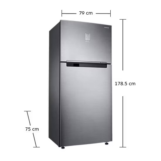 ตู้เย็น 2 ประตู SAMSUNG รุ่น RT50K6235S8/ST 17.8 คิว สีเงิน (ชลบุรีส่งฟรี)