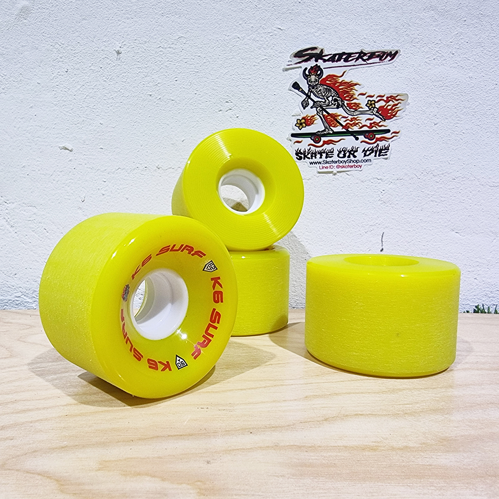 [0316] ล้อสเก็ตบอร์ด street surf 63mm90A 65mm98A ล้อแข็ง snap ดี เล่นท่าง่าย