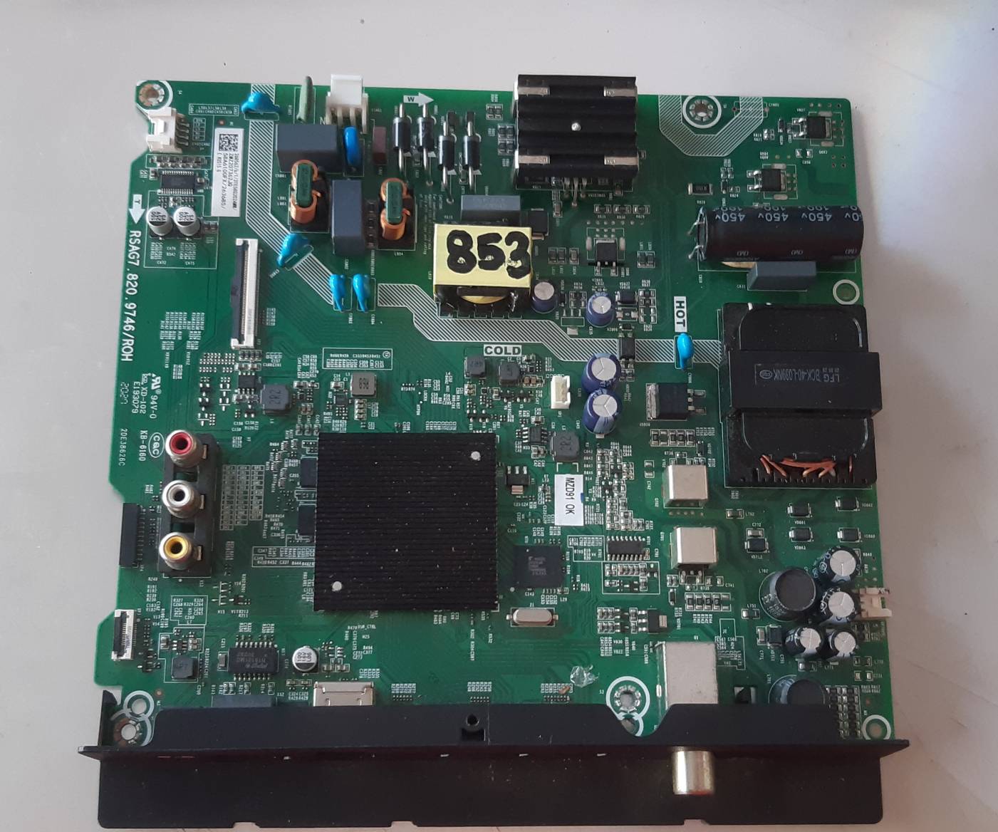 อันที่ 853 Hisense 55A7100F ซีสเตร็ม RSAG.820.9746 ดีเทสแล้ว