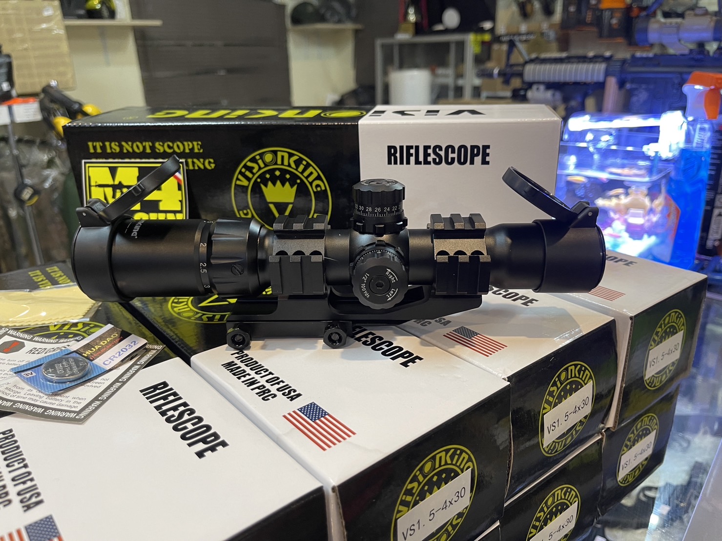 Scope : VisionKing 1.5-4x30 CQB เป้า Mil-Dot