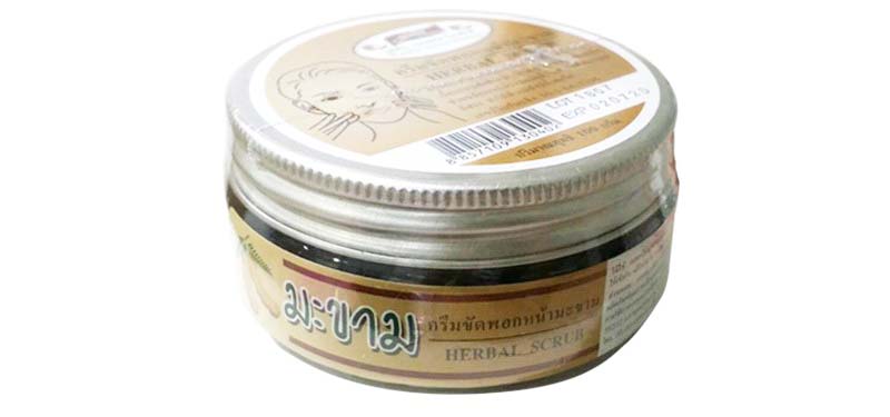 [ภูมิดิน] ครีมขัดพอกหน้ามะขาม 100g.