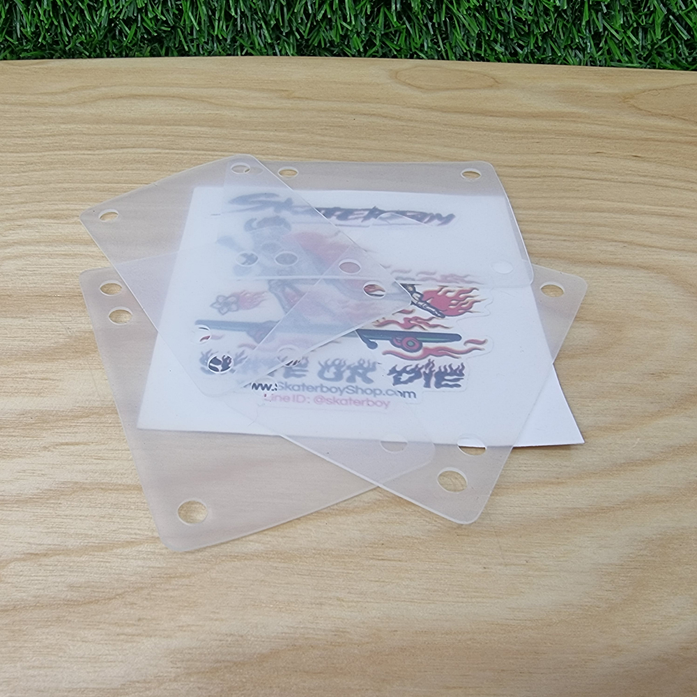 [0311] ซิลิโคน รองทรัคสเก็ตบอร์ด 1-3mm ขาดความสูงอีกนิด สีขาวขุ่น silicone rubber