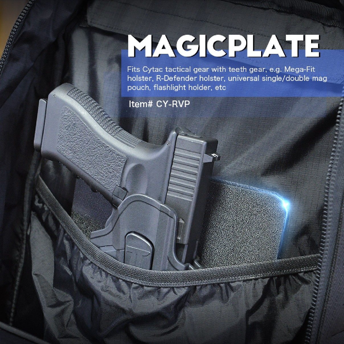 แผ่นติดปืน Cytac ( Cytac Magic Plate ) (K0400)