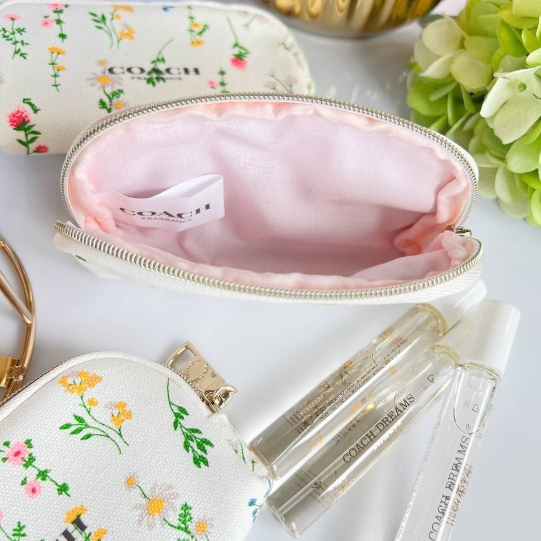 Coach New York Perfume 7.5 ml & Pouch Bag