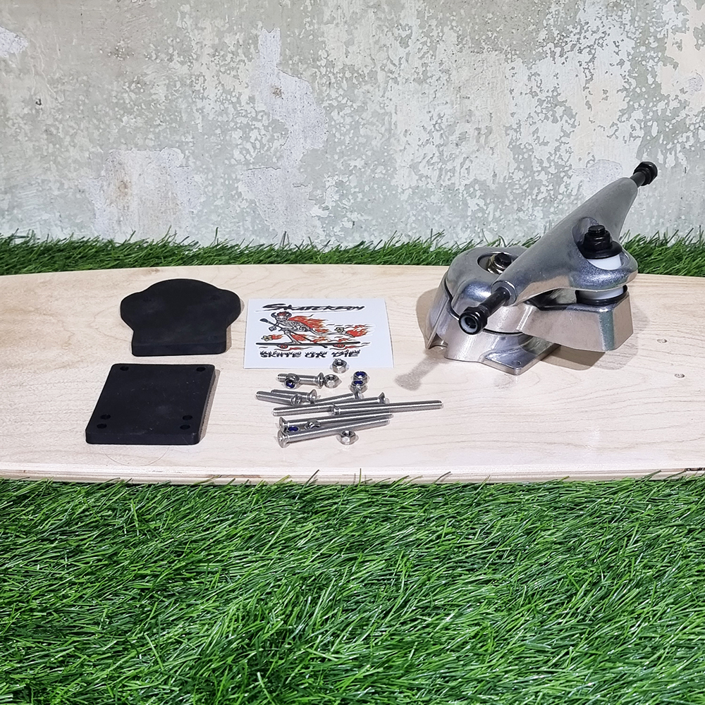 [0310] แผ่นยางรองทรัค PU ทรัคเซิฟสเก็ต YOW S4 S5 Meraki 6mm 3mm หน้า หลัง พร้อมชุดน็อต