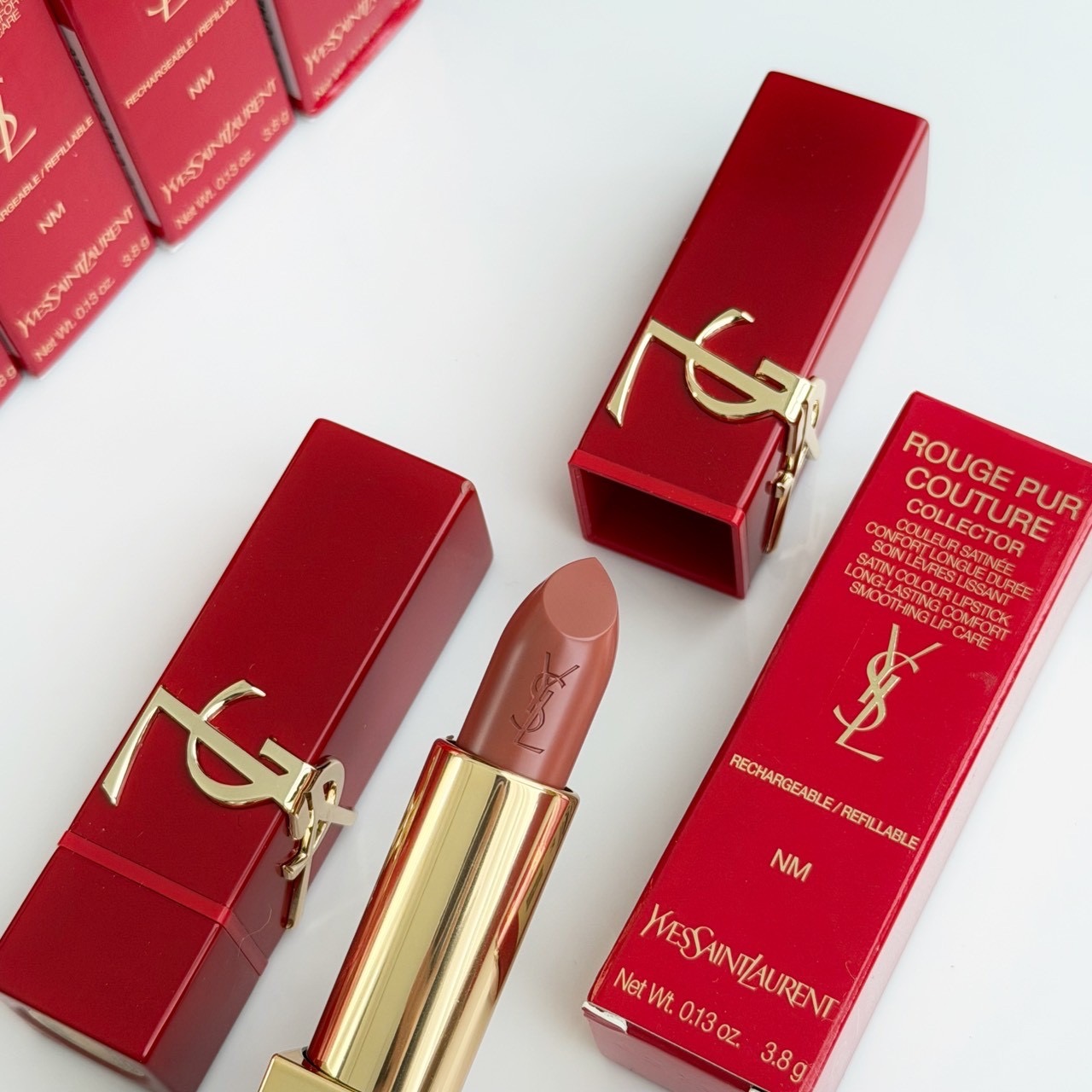 ลิปสติก YSL Rouge Pur Couture Lipstick 3.8g # NM Nu Muse Limited Pack.