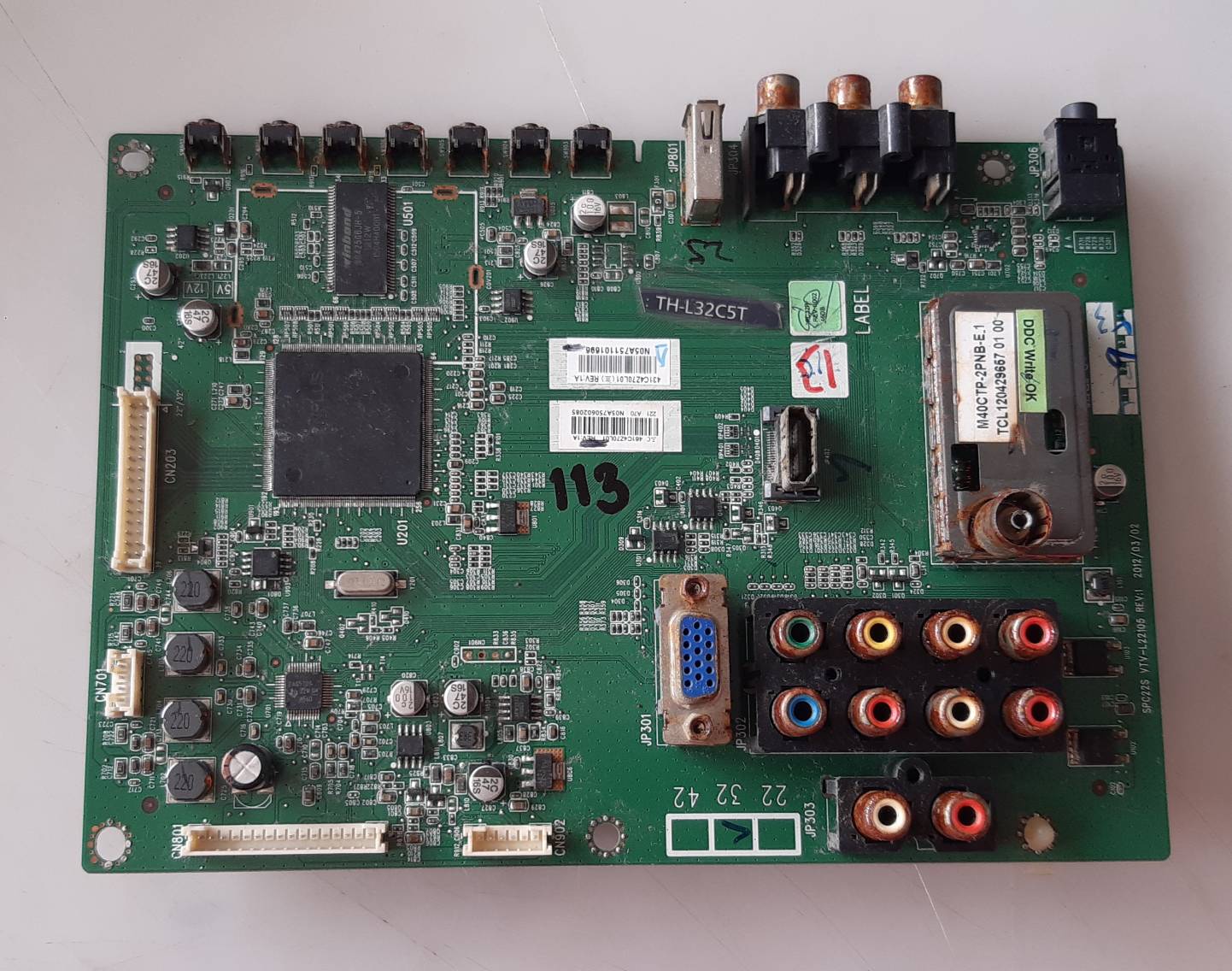 อันที่ 113 Panasonic TH-L32C5T ซีสเตร็ม SPC22S VTV-L22105 ดีเทสแล้ว