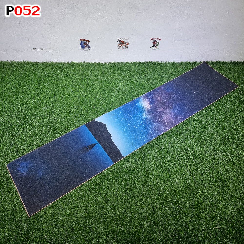 0303 สติ๊กเกอร์ กระดาษทราย 120x26 cm สำหรับ สเก็ตบอร์ด เซิร์ฟสเก็ต ลองบอร์ด Graphic Grip Tape skateboard longboard surf skate