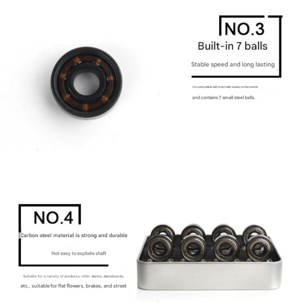 [0232] ลูกปืนล้อ โรลเลอสเก็ต อินลาย สเก็ต 16ชิ้น speed baring rollerskate inline skate
