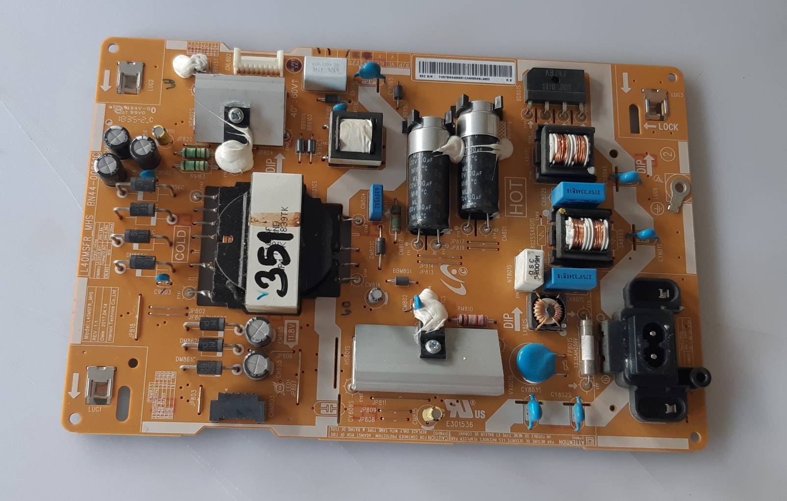 อันที่ 351 Samsung UA40J5250DK ซัฟฟลาย BN44-00851C ดีเทสแล้ว