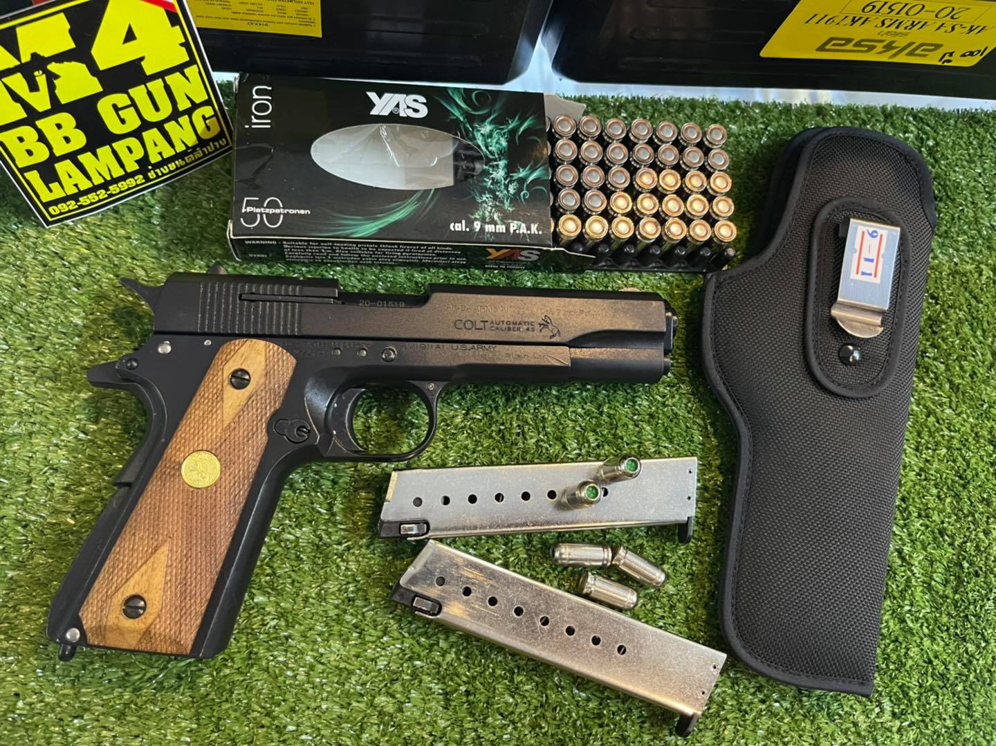 AKSA COLT 1911 ลาย Government สีดำ